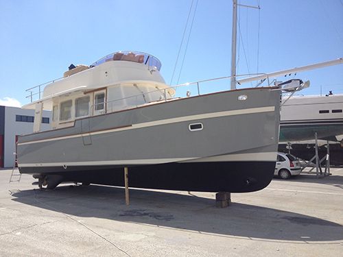 Mise ? l&rsquo;eau d&rsquo;un Rh?a Trawler 36 1