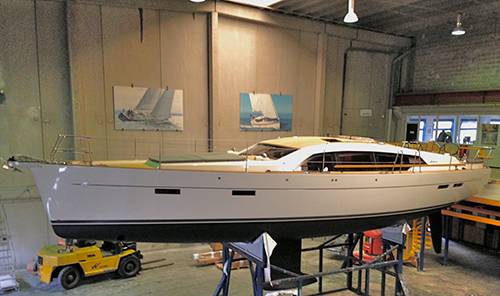 Mise ? leau du nouveau Pilot Saloon 48 2