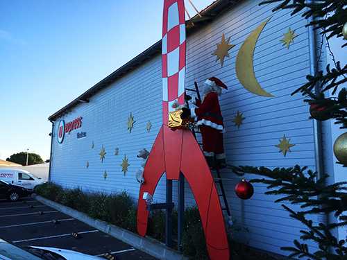 C'est n&ouml;el chez U Express Rivedoux 1