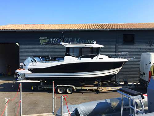 Livraison d'un Merry Fisher 795 custom 1