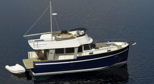 Vid?o Rh?a Trawler 36 version Fly 1